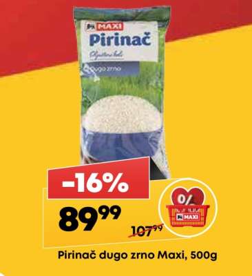 Pirinač dugo zrno Maxi, 500g