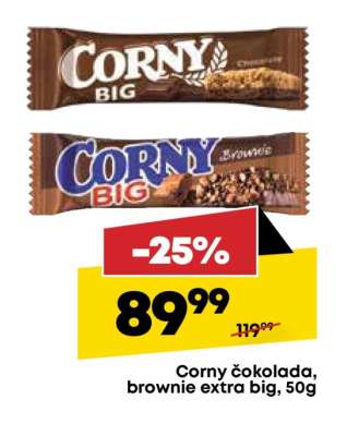 Corny čokolada, brownie extra big, 50g