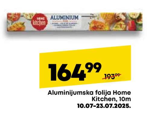 Aluminijumska folija Home Kitchen 10m