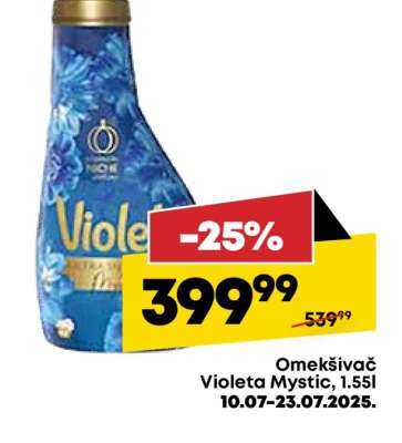 Omekšivač Violeta Mystic, 1,55l