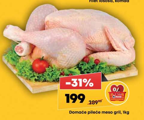 Domaće pileće meso gril, 1kg