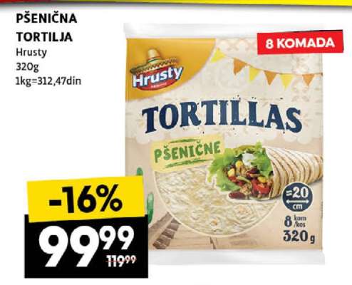 PŠENIČNA TORTILJA