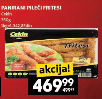 Panirani pileći fritesi