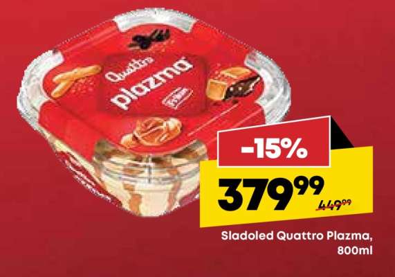 Sladoled Quattro Plazma, 800ml
