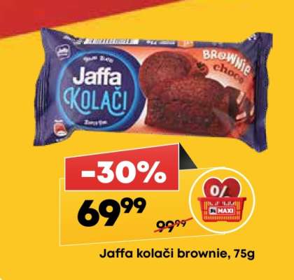 Jaffa kolaci brownie, 75g