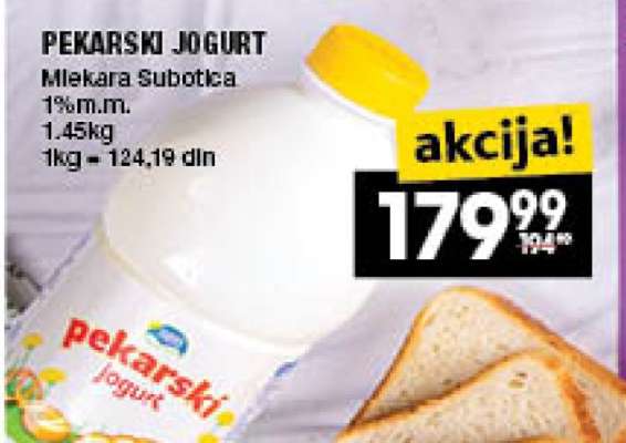PEKARSKI JOGURT