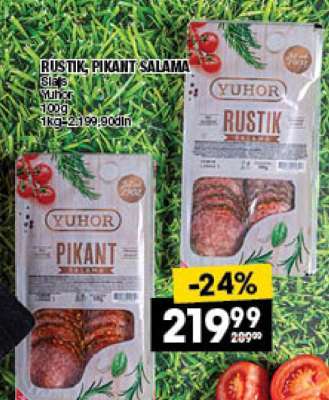 RUSTIK, PIKANT SALAMA