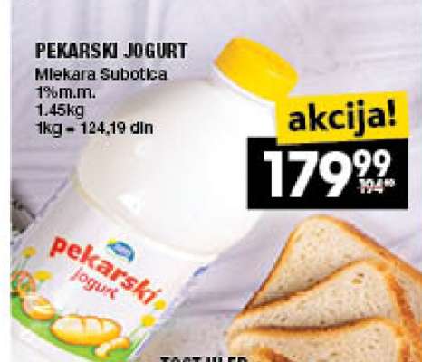 PEKARSKI JOGURT