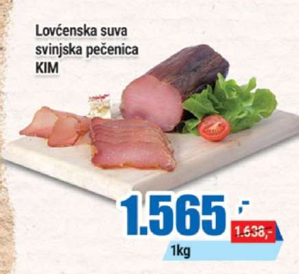 Lovćenska suva svinjska pečenica KIM