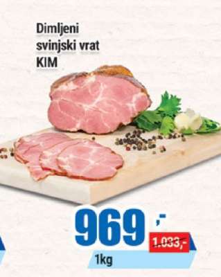 Dimljeni svinjski vrat KIM