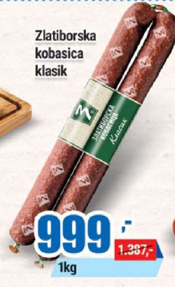 Zlatiborska kobasica klasik