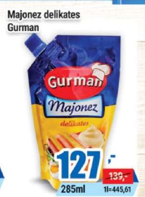 Majonez delikates Gurman