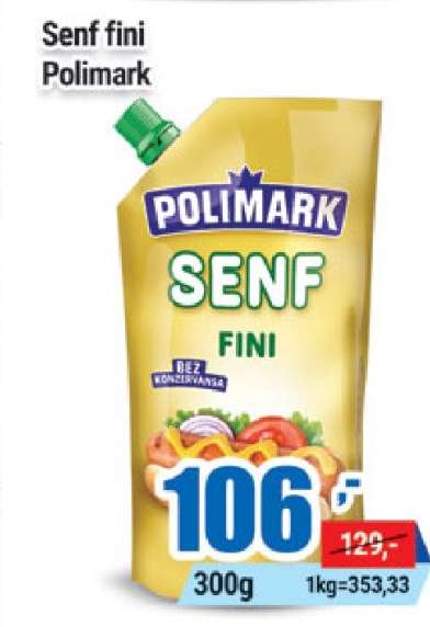 Senf fini Polimark