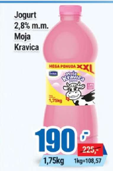 Jogurt 2,8% m.m. Moja kravica