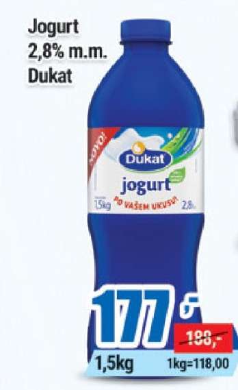 Jogurt 2,8% m.m. Dukat