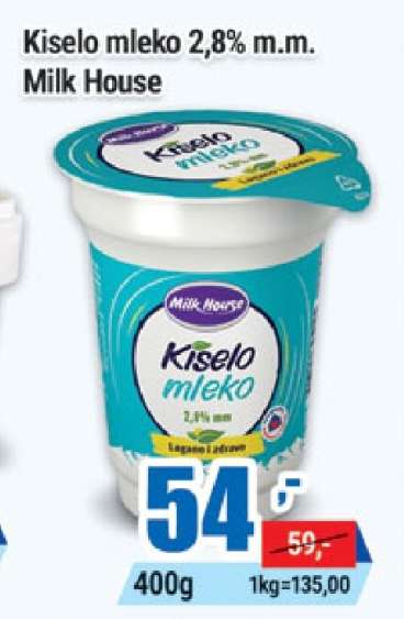 Kiselo mleko 2,8% m.m. Milk House