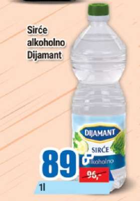 SIRĆE alkoholno Dijamant