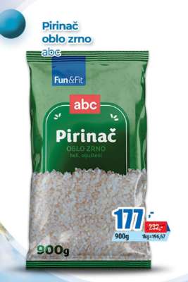 Pirinač oblo zrnо ABC