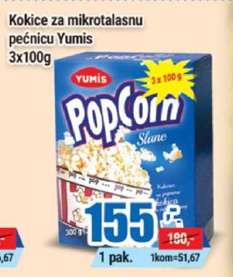 Kokice za mikrotalasnu pećnicu Yumis
