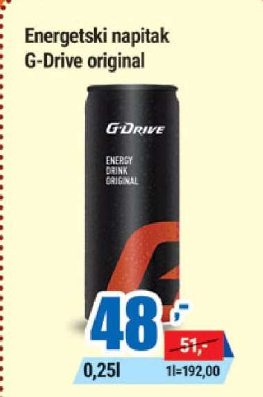 Energetski napitak G-Drive original