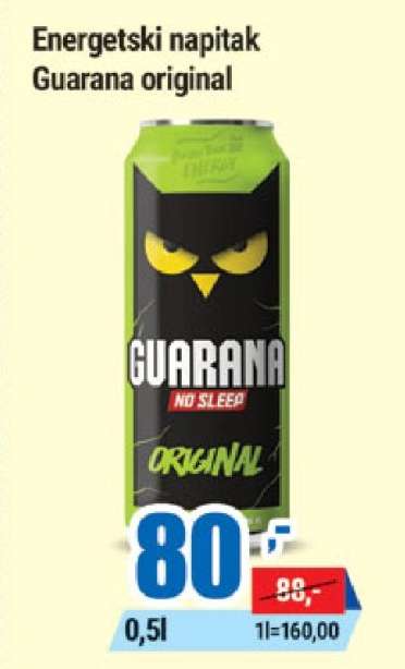 Energetski napitak Guarana original