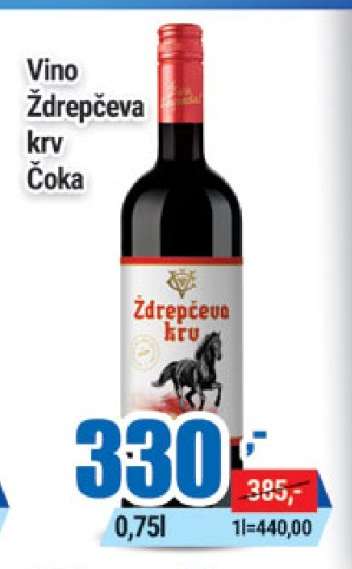 Vino Ždrepčeva krv Čoka