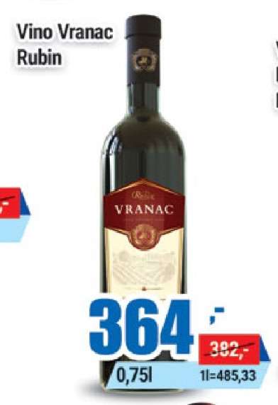 Vino Vranac Rubin