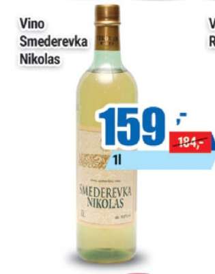 Vino Smederevka Nikolas