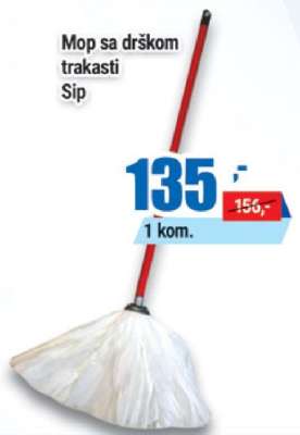 Mop sa držkom trakasti Šip