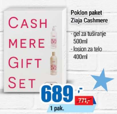 Poklon paket Ziaja Cashmere