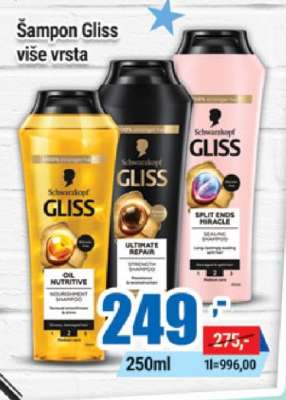 Šampon Gliss