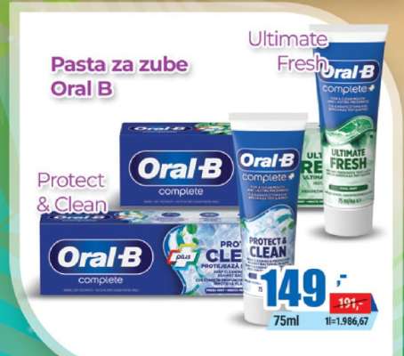 Pasta za zube Oral B
