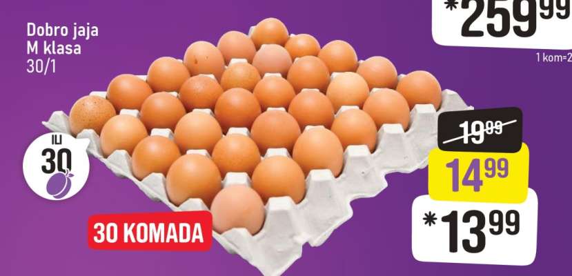 Dobro jaja M klasa 30/1