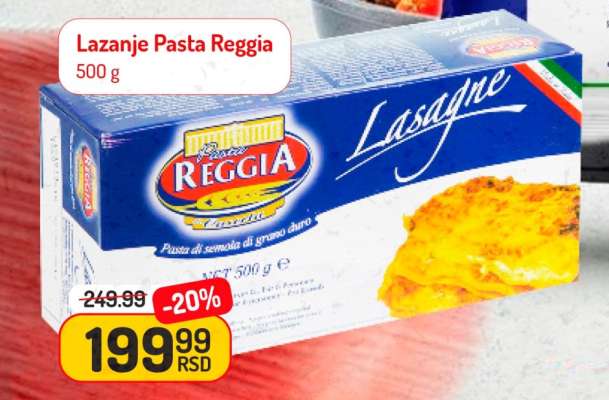 Lazanje Pasta Reggia