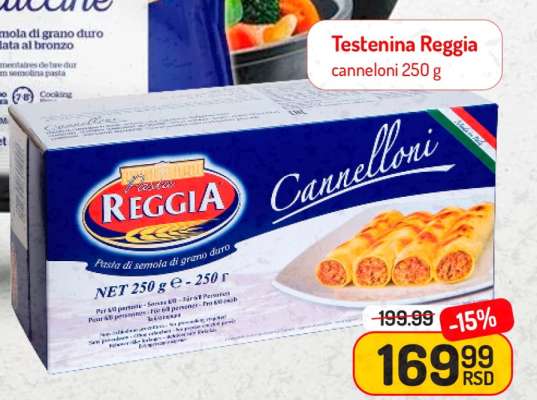 Testenina Reggia cannelloni 250 g