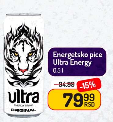 Energetsko piće Ultra Energy