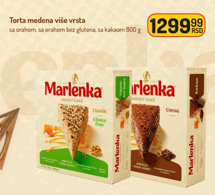Torta medena više vrsta
