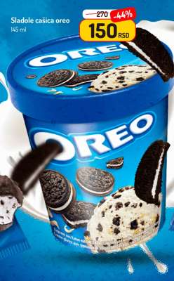 Sladoled čašica Oreo