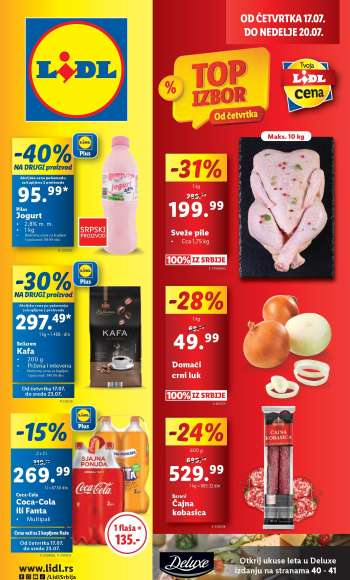 Lidl katalog - 17.07.2025 - 23.07.2025.