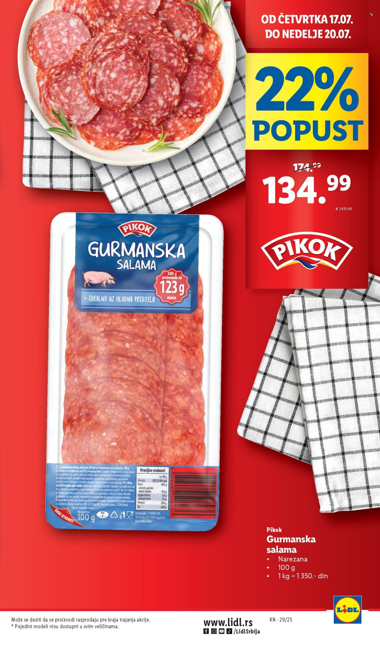 Lidl katalog - 17.07.2025 - 23.07.2025. Stranica 3