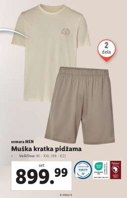 Muška kratka pidžama