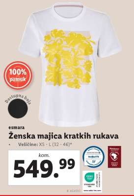 Ženska majica kratkih rukava