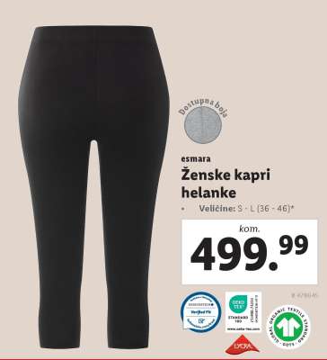 Ženske kapri helanke