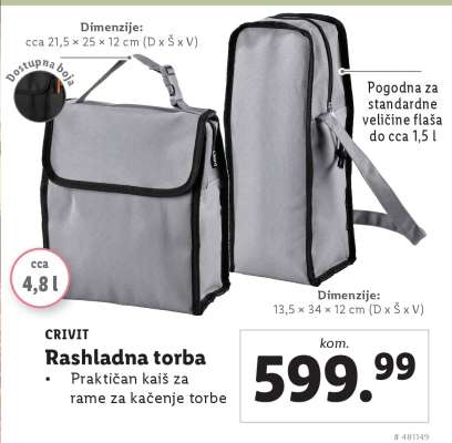CRIVIT Rashladna torba