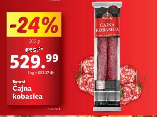 Baroni Čajna kobasica