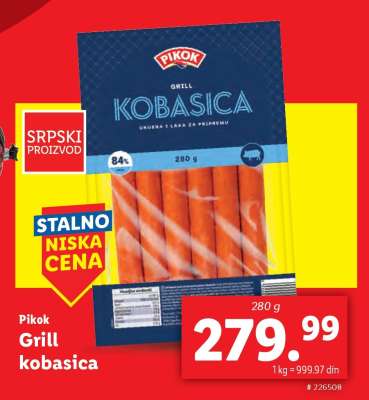 Pikok Grill kobasica