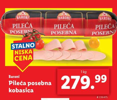 Pileća posebna kobasica