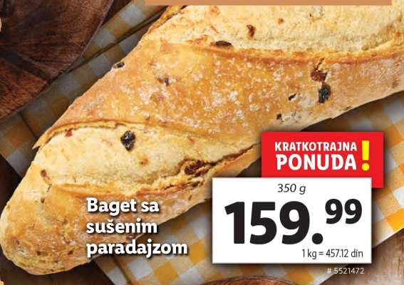 Baget sa sušenim paradajzom