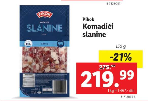 Pikok Komadící slanine