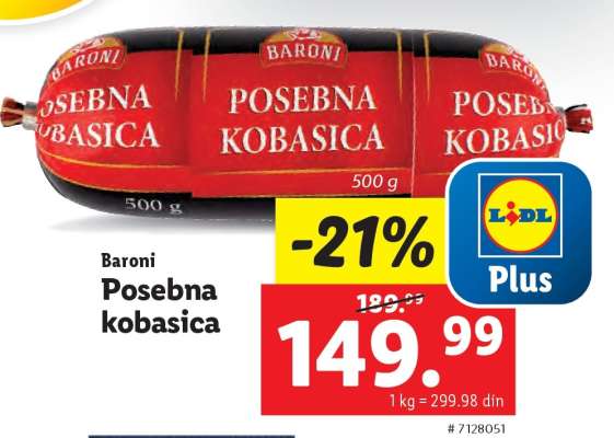 Baroni Posebna kobasica